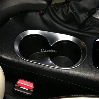 Автомобильный держатель стакана воды Панель Рамка Отделка Наклейки Крышка Молдинг интерьера 2шт для Mazda 3 Axela M3 2014 2015 2016 1