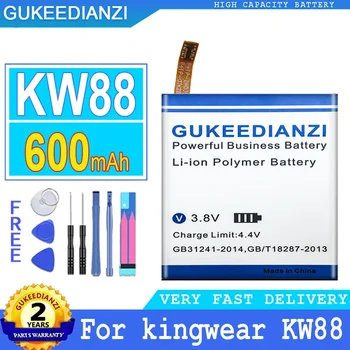 Аккумулятор GUKEEDIANZI для смарт-часов kingwear, KW88Pro, KW88 Pro, Аккумулятор Большой мощности, 600 мАч 12