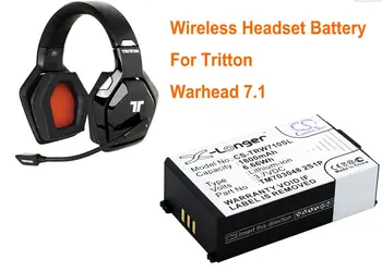Аккумулятор для беспроводной гарнитуры Cameron Sino 1800mah TM703048 2S1P для Tritton Warhead 7.1 4