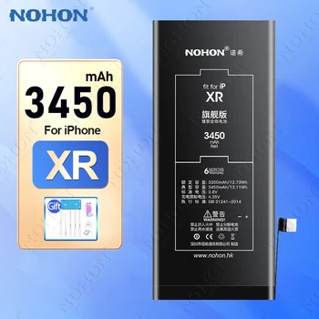 Аккумулятор мобильного телефона NOHON для iPhone XR X XS Max XSMax для замены литий-полимерных аккумуляторов большой емкости Bateria Бесплатные инструменты 10