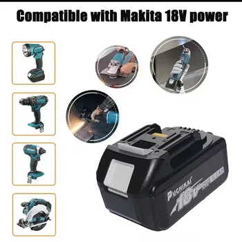 аккумуляторная батарея makita 18v с зарядным устройством для шуруповерта Makita аккумуляторная дрель угловой ключ bl1830b bl1850b bl1860 аккумулятор 15