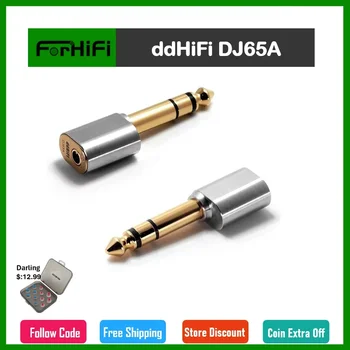 Аудиоадаптер DD ddHiFi DJ65A от 6,35 мм до 3,5 мм для настольных усилителей с выходным портом 6,35 мм 2