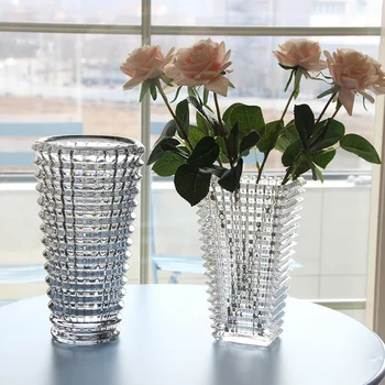Ваза NordicGlass Прозрачная и креативная цветочная композиция для гостиной Роза Лилия Гвоздика Сухоцветы и цветочный горшок 4