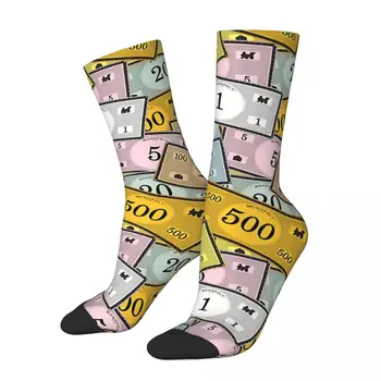 Винтажные мужские носки Game Money Унисекс Harajuku с бесшовным принтом Crazy Crew В подарок 6
