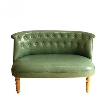 Дешевый стул-диван для гостиной кафе-ресторанный диван morden кожаный диван для коммерческой мебели на 2 места 17