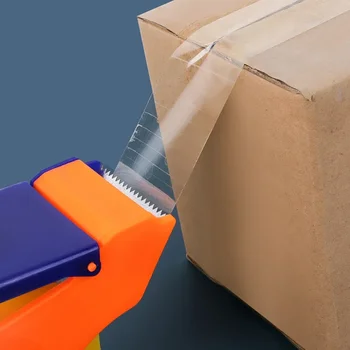 Диспенсер пластиковой ленты Портативная машина для запайки посылок Ручной станок для резки роликовой ленты Инструмент для запайки упаковщика Office 11