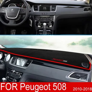 Для Peugeot 508 508sw 508GT RXH 2010 ~ 2018 Противоскользящий Коврик Накладка На Приборную панель Солнцезащитный Козырек Dashmat Автомобильные Аксессуары 2012 2015 2016 2017 5