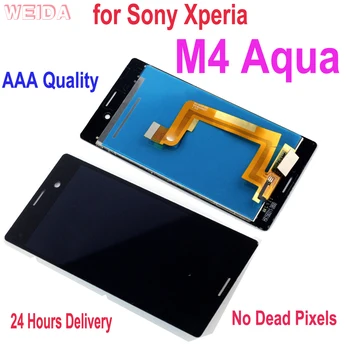 Для Sony Xperia M4 Aqua E2303 E2306 E2353 E2312 E2333 E2363 ЖК-дисплей С Сенсорным Экраном Дигитайзер в Сборе для Sony M4 Aqua LCD 11