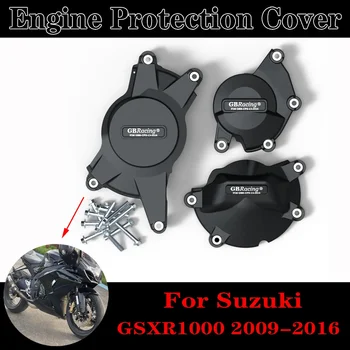 Для мотоциклов Suzuki GSXR1000 Комплект Защитной крышки двигателя Чехол для GB Гоночный Чехол для SUZUKI GSXR1000 GSXR 1000 2009-2016 K9 16