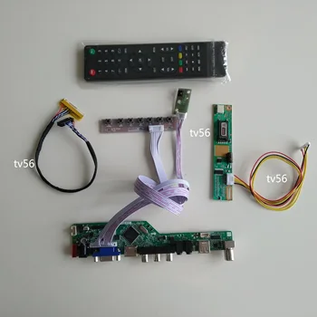ЖК-светодиодный АУДИО-телевизор HDMI-совместимый USB VGA AV Контроллер плата драйвера дисплея для LM195WD1-TLA1/TLC1 1600*900 экран панели 3