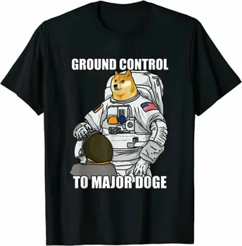 Забавная футболка Dogecoin Space Major Doge Coin HODL, тренд подарков для мужчин 18