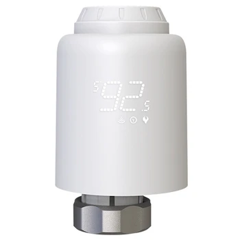 Замена термостатического радиаторного клапана Tuya Zigbee Smartlife Беспроводной пульт дистанционного управления температурой нагрева с голосовым управлением 8