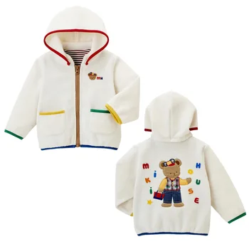 Зимние японские куртки для мальчиков, пальто с мультяшным медведем, детская одежда, верхняя одежда, детская одежда Ceketler, куртка для мальчиков, пальто для девочек Roupa 1