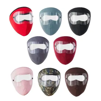 Зимняя флисовая велосипедная маска для лица в холодную погоду, Ветрозащитная для женщин, маска для лица 13