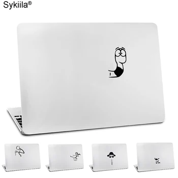 Змея Выползает Логотип Черный Креативный Дизайн Наклейка для Apple Macbook Air 11 12 13 Pro 13 15 17 retina Виниловая Настенная Наклейка Для Ноутбука 7