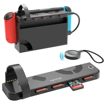 Игровой Переключатель Unitek 4-в-1 Switch для Nintendo Switch/Переключатель OLED Мультиигрового Устройства Чтения Карт Памяти, Аксессуары Для Игровых Плееров 2