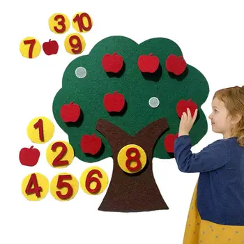 Игрушка-дерево чисел, математические игры на сложение и вычитание, веселая развивающая игрушка Монтессори, обучающая математика для девочек и мальчиков, подарок на день рождения 13