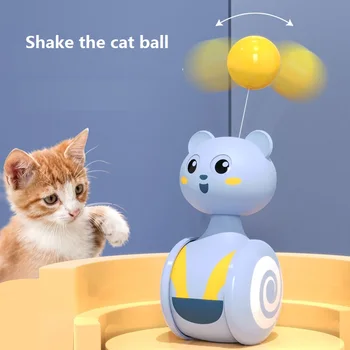Игрушка для кошек, дразнящий кошачий мяч, самовосстанавливающийся артефакт, стакан, устойчивый к звуку укуса, шариковое перо, дразнящая кошачья палочка 18