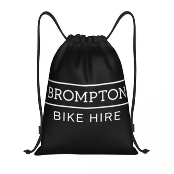 Изготовленная на заказ велосипедная сумка Bromptons на шнурке для мужчин и женщин, легкий рюкзак для хранения в спортивном зале