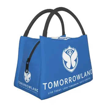 Изолированная сумка для ланча Tomorrowland, Бельгийский фестиваль электронной танцевальной музыки, Портативный термоохладитель, коробка для бенто, Работа, путешествия 5