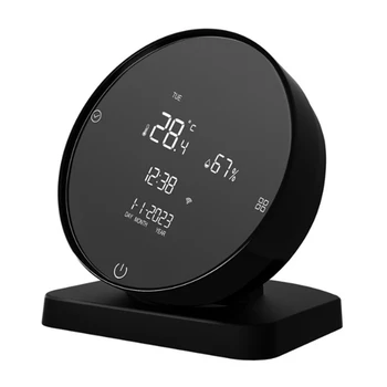 Инфракрасный пульт дистанционного управления Tuya Wifi, датчик температуры и влажности, черный ABS, подходит для Alexa Google Home, новый 9