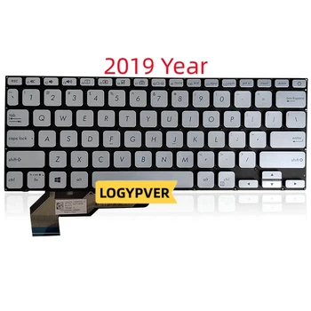 Клавиатура для ноутбука ASUS ADOL14FA 2019 S403F A403F X403F Небесно-голубого цвета на английском языке США 1