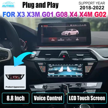 Климатическая Панель Кондиционера Для BMW X3 X3M G01 G08 X4 X4M G02 2018-2022 Панель Переменного Тока Сенсорный ЖК-Экран климат-Контроля Приборной Панели 4