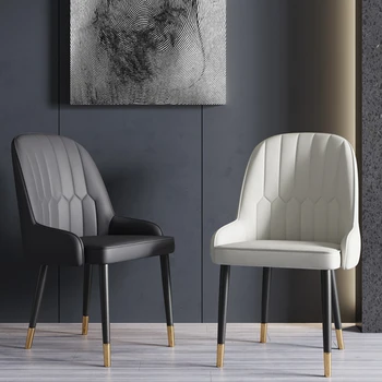 Кожаное Одноместное Современное Кресло Для Отдыха Nordic White Game С Мягкой Спинкой Для Балкона Queen Chair Дизайнерские Стулья Fauteuil Для Гостиной 5