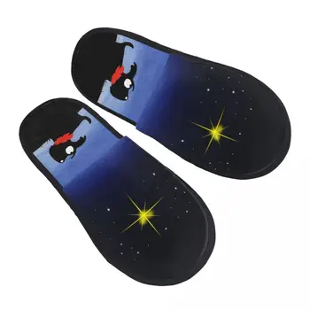 Комфортная потертость Scottie Dog Star с пеной с эффектом памяти, женские тапочки с рисунком Шотландского терьера, домашняя обувь для спальни 14