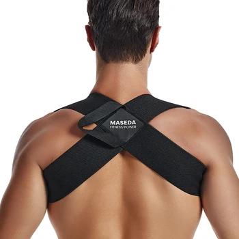 Корректор осанки, регулируемый для поддержки ключиц, облегчающий боль в шее, спине, плечах, изменяющий форму вашего тела Унисекс 15
