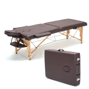 Косметичка Профессиональные портативные столы для спа-массажа Легкие Складные С сумкой Складная Мебель для салона из алюминиевого сплава HY 2