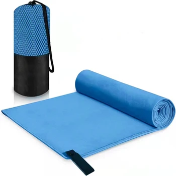 Купальные полотенца с сумкой для хранения в тренажерном зале, фитнеса, йоги, пляжное полотенце из микрофибры, подвесной дизайн, Быстросохнущее полотенце 5