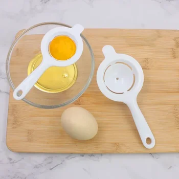 Кухонные инструменты для взбивания яиц, яичный желток, быстрый фильтр для взбивания белка, полипропиленовый сепаратор, сепаратор для утечки яиц 1
