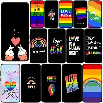 Любовь Есть любовь ЛГБТ Радужное Сердце ЛГБТК для OPPO A12 A15 A16 A17 A53 A54 A57 A76 A77 A74 A96 A95 A94 A74 A92 A72 A52 Чехол 10