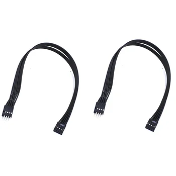 Материнская плата 9Pin USB 2.0 от мужчины к женщине удлинительный кабель для передачи данных шнур Проводная линия 30 см USB удлинительный кабель, 10