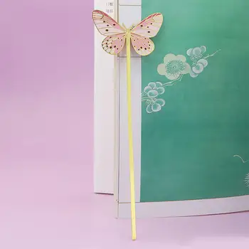 Металлическая закладка Уникальная закладка-бабочка Изысканная металлическая закладка-бабочка в китайском стиле Подарок для книголюбов учителей 16