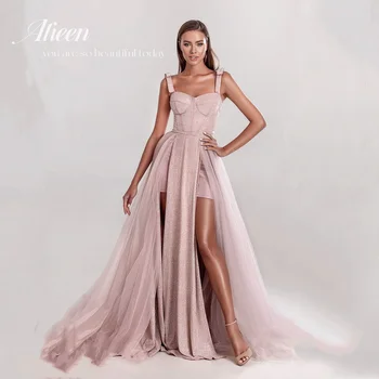 Милое шикарное и элегантное женское платье для женщин 2023, розовые длинные платья для женщин, вечеринка, свадебный вечер, Шифоновый халат Эйлин 5