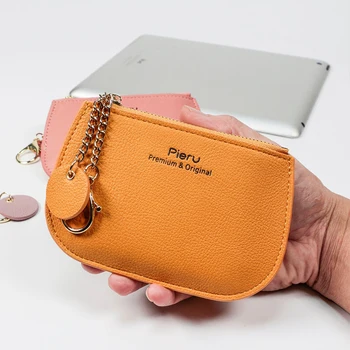 Многофункциональный ультратонкий кошелек для монет, женский кошелек в форме ракушки с брелками-подвесками, женская сумка для карт на молнии, женский клатч-клатч 5