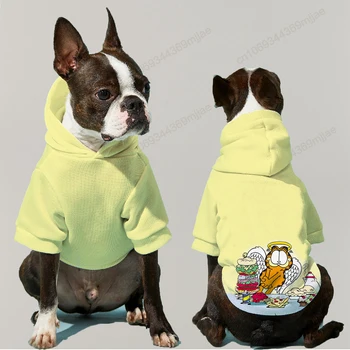 Модная и инновационная Зимняя одежда для маленьких собак С капюшоном, Толстовка для собак С пуловером, Одежда для мопсов, Костюм для Зоомагазина All for Dogs 4