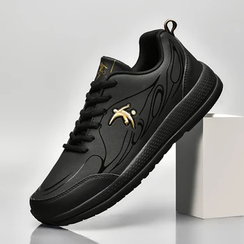 Мужская модная повседневная спортивная обувь, черные, белые популярные спортивные кроссовки для мальчиков, удобные кроссовки для бега 7