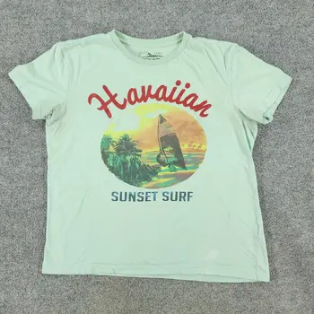 Мужская футболка Colin's Shirt большого размера с рисунком Sunset Surf с круглым вырезом и коротким рукавом 16