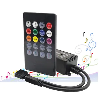 Музыка, голос, сенсор, звук, ИК-пульт дистанционного управления, практичная домашняя вечеринка RGB 3528 5050 Светодиодная лента RGB 1