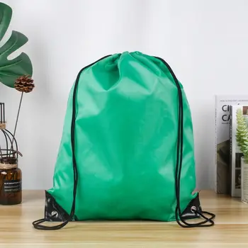 Нейлоновый Классический рюкзак для школьного спортзала, рюкзак для хранения на шнурке 6