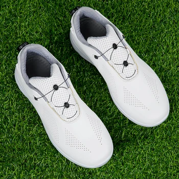 Новая женская дышащая обувь для гольфа, уличная противоскользящая высококачественная мужская обувь для гольфа 19