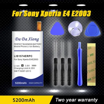 Новая модель [LIS1574ERPC] 5200 мАч Литий-ионный аккумулятор телефона Используется Для Sony Xperia E4 E2105 E2003 E2033 3