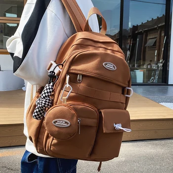 Новый женский рюкзак с несколькими карманами, высококачественные молодежные водонепроницаемые рюкзаки для девочек-подростков, женская школьная сумка для мальчиков, Bagpack
