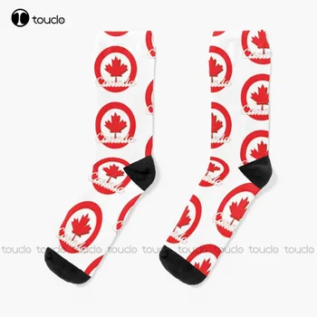 Носки с логотипом Gilles Villeneuve из канадского клена, спортивные носки с цифровой печатью 360 °, удобные спортивные носки унисекс для взрослых, красочные носки для девочек 11