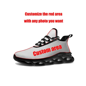 Обувь на заказ, мужская Женская Спортивная обувь для бега, кроссовки на плоской подошве, высококачественные кроссовки своими руками, Сетчатая обувь на шнуровке, обувь на заказ 17