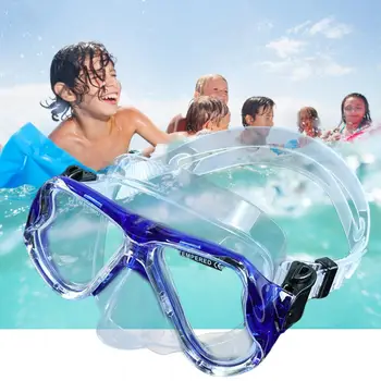 Очки для подводного плавания с небьющимся углом обзора 120 градусов, защитные детские плавательные очки из закаленного стекла для подводного плавания 2