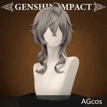 Парик для косплея AGCOS Genshin Impact Ганью Ван Сяомэй. 1